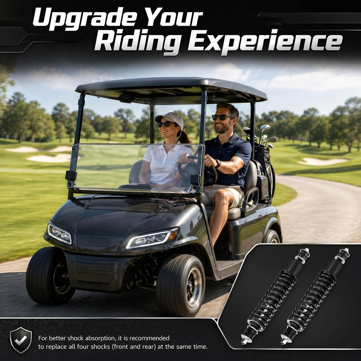 Vaccitect shocks fit EZGO Medalist 1994–1995 for reliable performance.