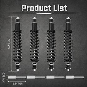 Vaccitect assembly ready shocks set ready for EZGO upgrade