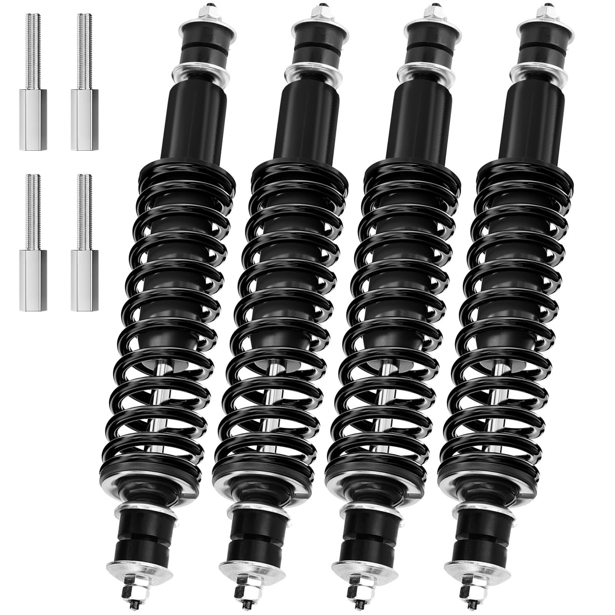 Vaccitect front EZGO TXT shocks improve ride comfort on rough terrain