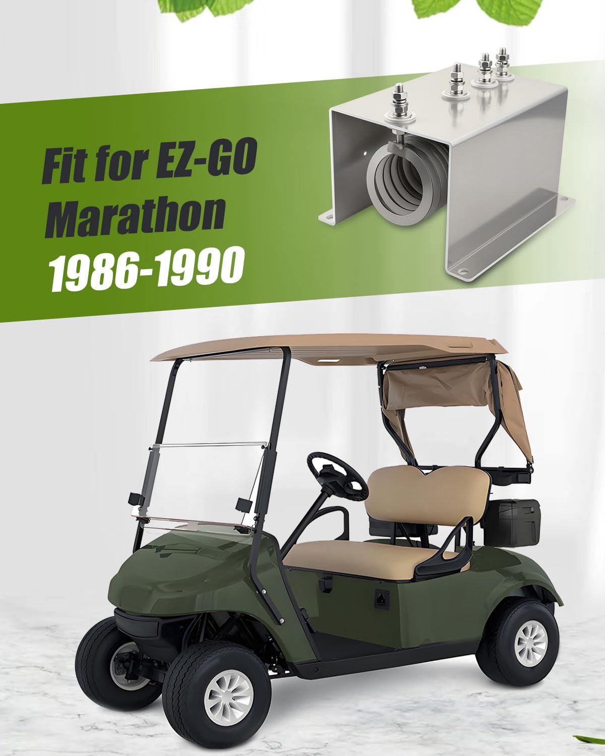 Vagmuxado EZ-GO Marathon fit from 1986 to 1990 ensures easy compatibility.
