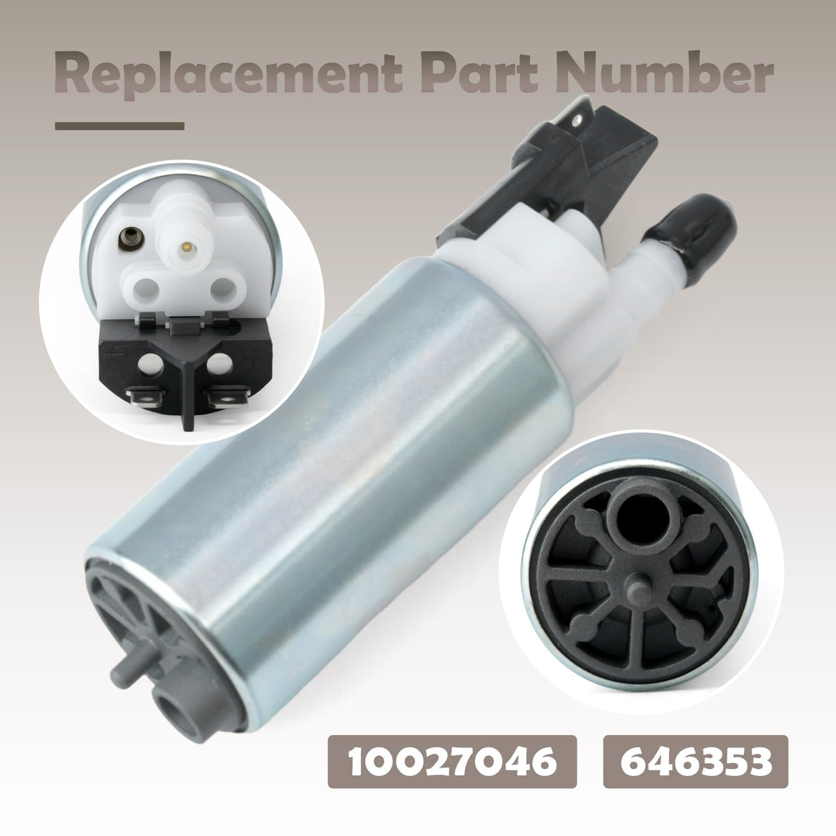 VAINELY 646353 upgraded fuel pump featuring reduced wear for quieter rides