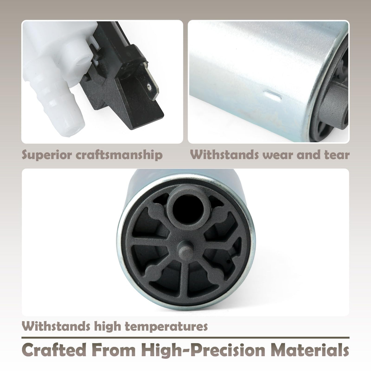 VAINELY bearing upgrade on fuel pump illustrating enhanced stability under load