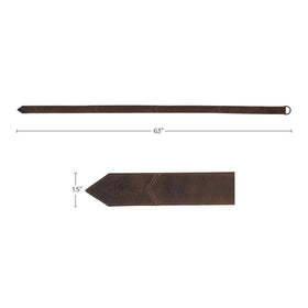 Valhalla Gear bourbon brown finish adds medieval authenticity