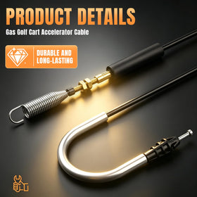 Valorup corrosion-resistant cable withstands frequent use for golf carts.