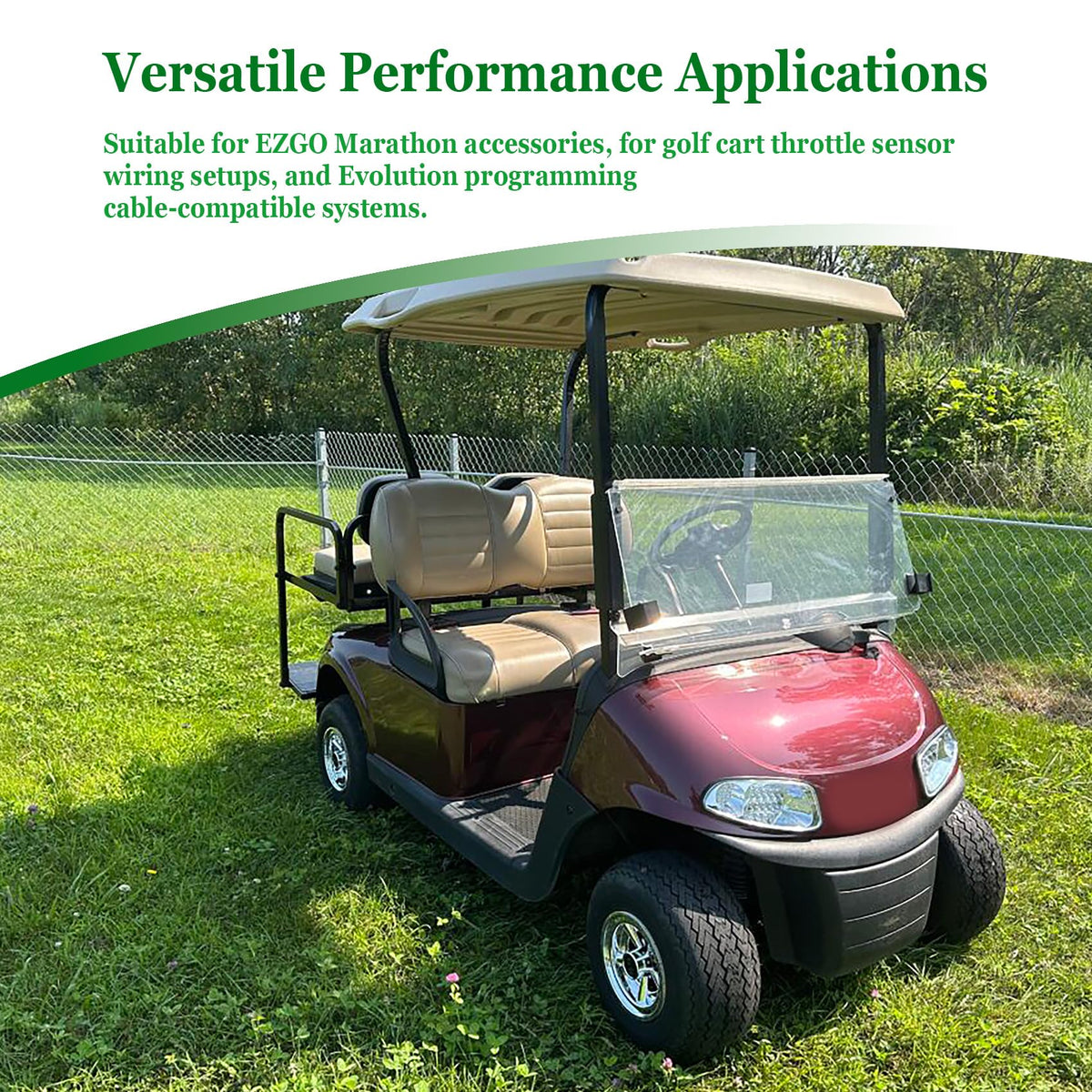 Valorup durable EZGO throttle cable designed for outdoor use on golf carts