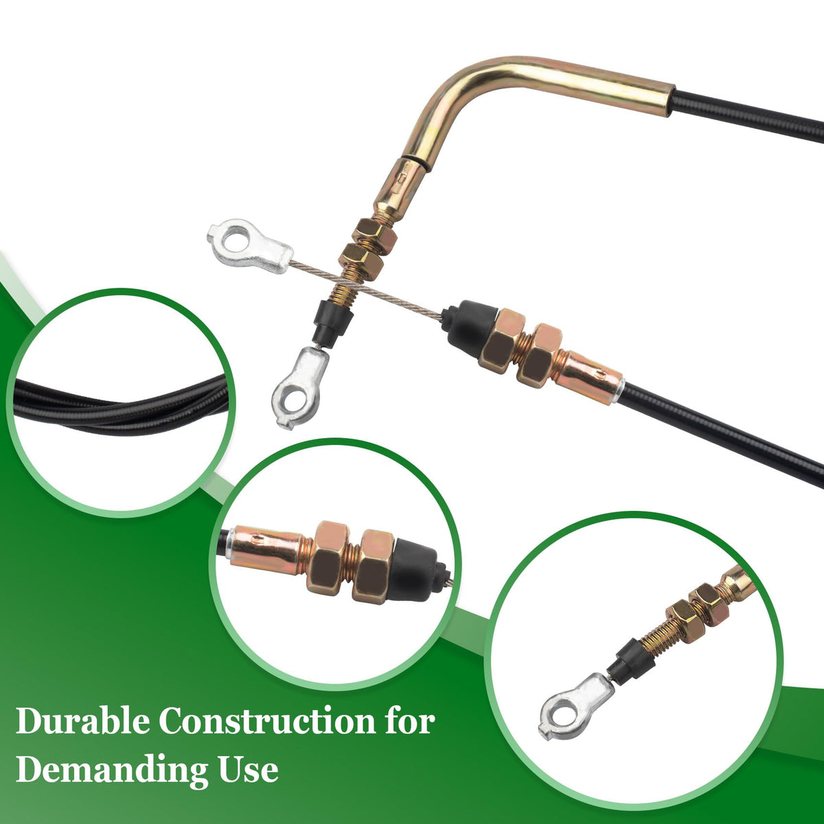 Valorup governor-bypass ready throttle cable for flexible control adjustments