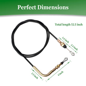 Valorup EZGO Marathon and TXT compatible throttle cable ready for installation