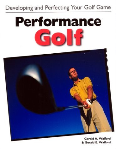 Van der Plas Cycle Publishing Performance Golf book cover showing technique development guidance for players.