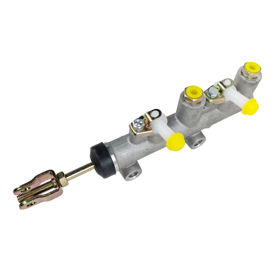 Vanlison brake master cylinder front view showing durable aluminum alloy for cart braking.