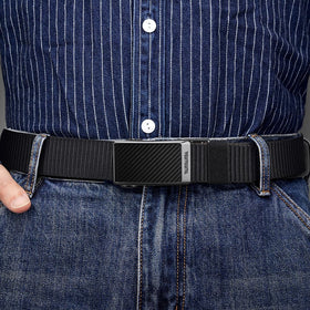 VANNANBA belt worn in outdoor/work settings suggests versatile 1.38 inch width.