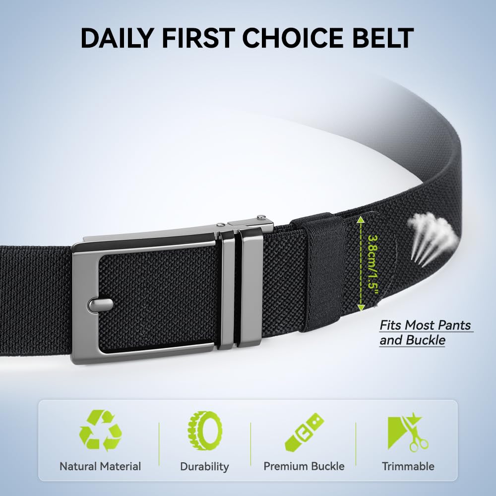 Rugged stitching on VANNANBA belt reinforces durability