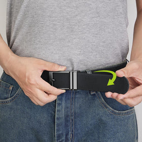 Trim-to-fit edge on VANNANBA belt for precise sizing