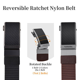 VANNANBA ratchet buckle close-up shows precise micro-adjustment for comfortable fit.