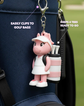 VannyVee Sports Eagle Tee Holder helps you grab a tee fast between shots.