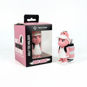 VannyVee Sports Tiger Tee Holder keeps tees organized and within easy reach on the course.