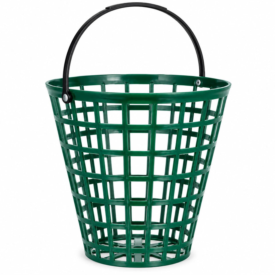 VANZACK golf ball basket with 100-ball capacity for practice.