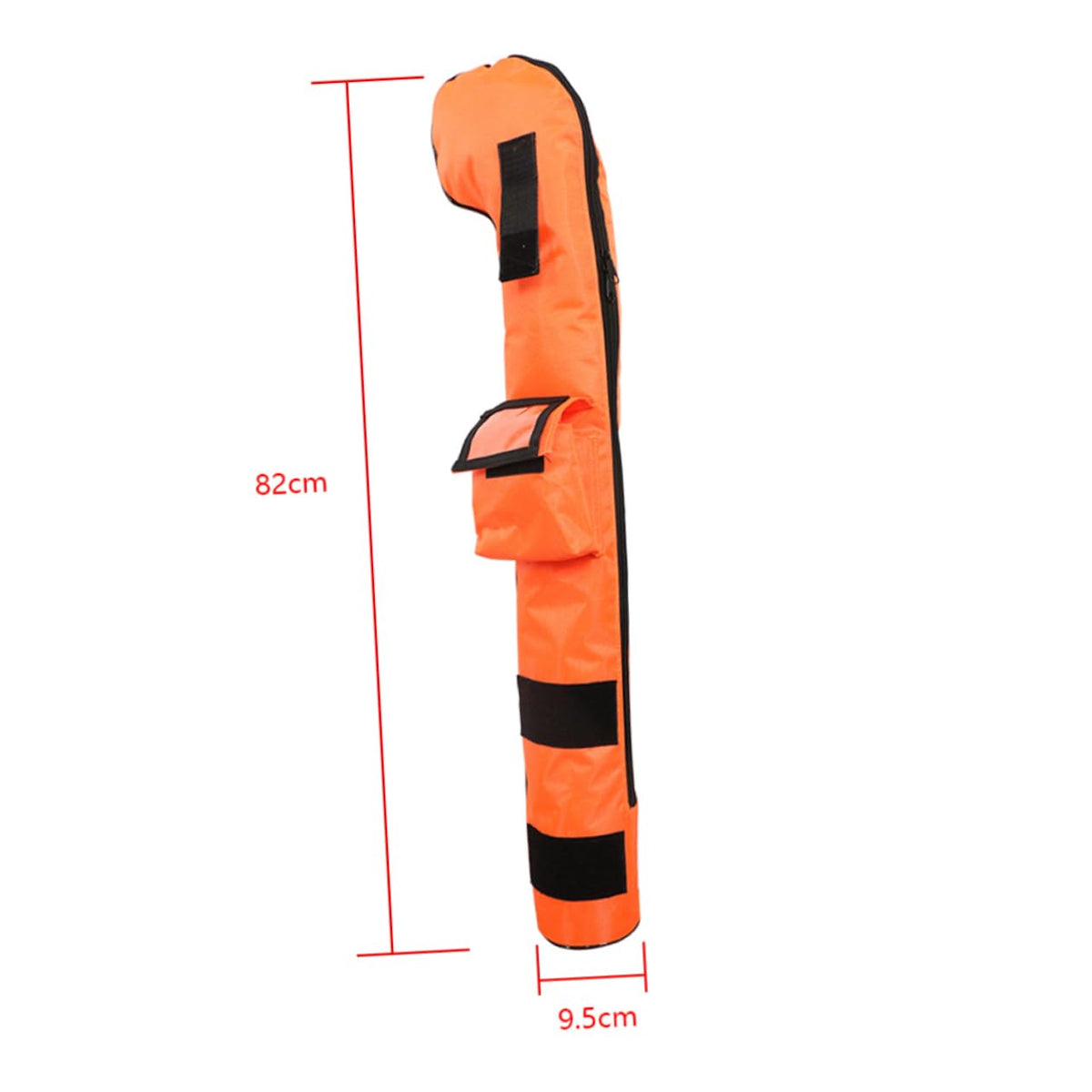 VANZACK Kids Golf Bag with hook-loop closure securely holds up to three clubs.