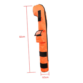 VANZACK Kids Golf Bag with hook-loop closure securely holds up to three clubs.