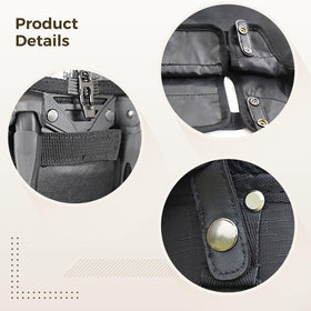 Varku Oxford fabric rain cover demonstrating durability against tearing.