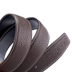 Vatee's coffee strap shows durable stitching and even dye.