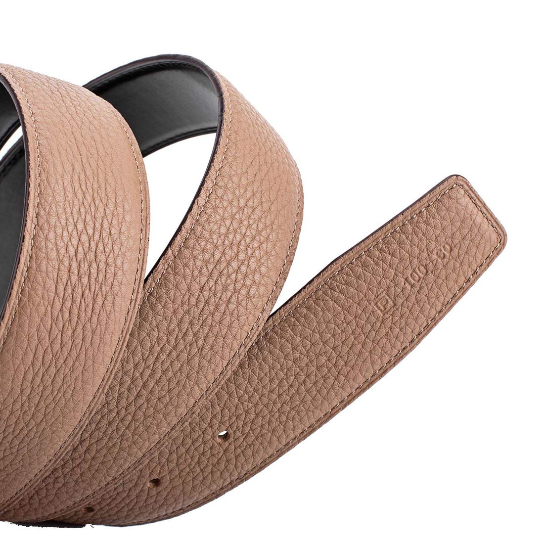 Guide image: measuring length and width for a precise belt replacement.