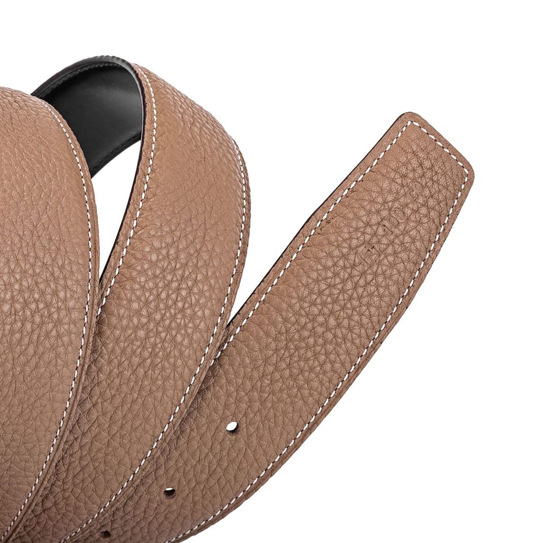 Vatee's 45-inch khaki strap fits casual outfits.