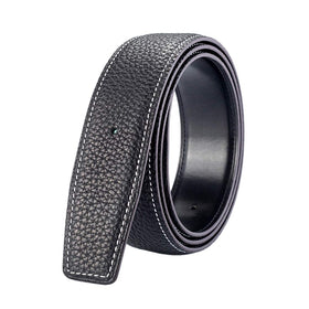Vatee's replacement belt strap no buckle in black—38mm width, 41in length.