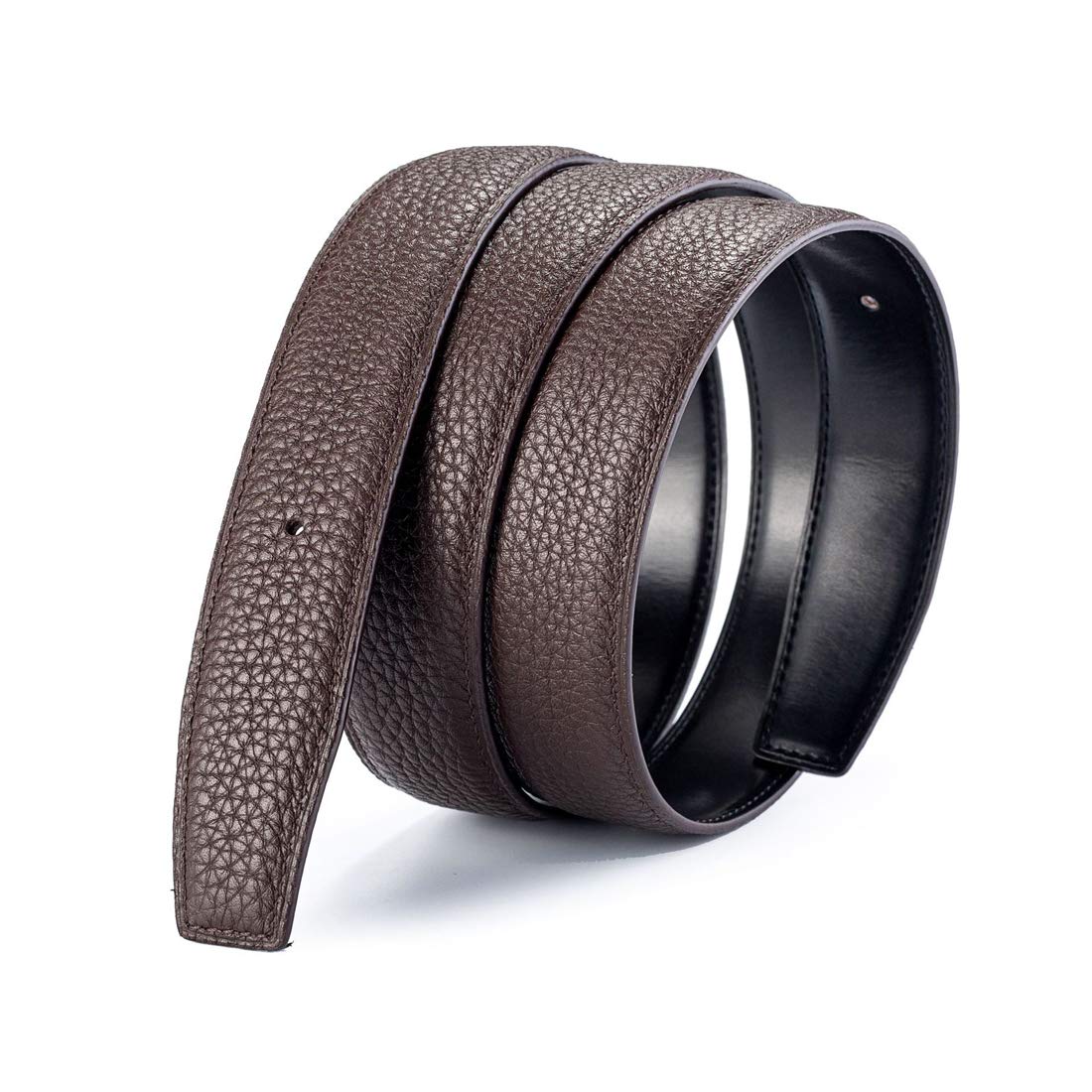 Vatee's strap demonstrates tear-resistant double-sided leather for lasting use