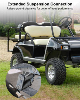 Vaticas extended shackles improve suspension flexibility during off-road driving