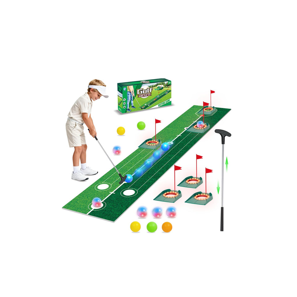 VATOS glow golf balls illuminate nighttime practice for kids