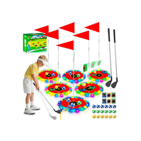 VATOS light-up golf targets glow for nighttime indoor play.