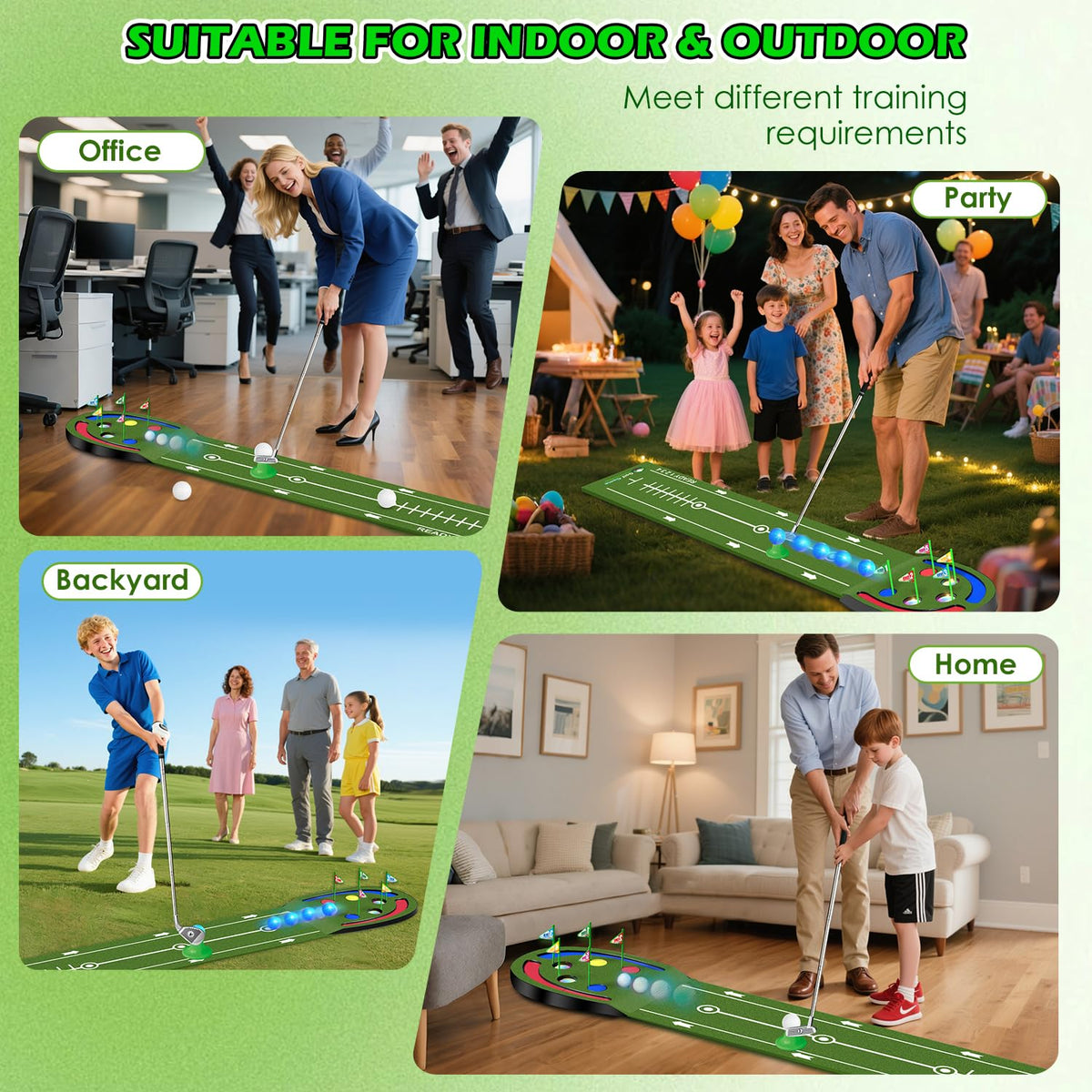VATOS numbered flags help guide practice and course setup.
