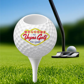 Vegas Golf magnetic clip holder in golf-ball style keeps gear handy on the course.