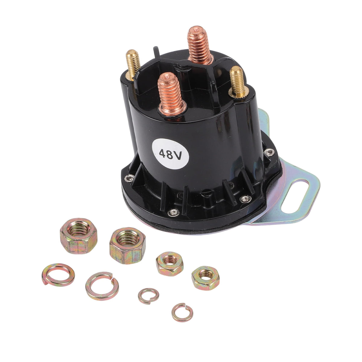 VekAuto golf cart solenoid relay front view for EZGO RXV 48V.