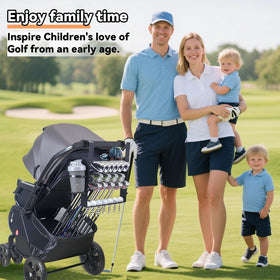 Vekclit Golf Stroller Attachment is compact and portable for travel