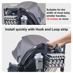 Vekclit Golf Stroller Attachment demonstrates tool-free setup for quick on-course use