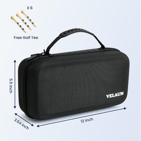 VELAUN case showing space for balls tees and markers