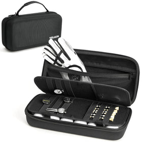 VELAUN Golf Glove Holder Case with protective hard shell shielding gloves during travel