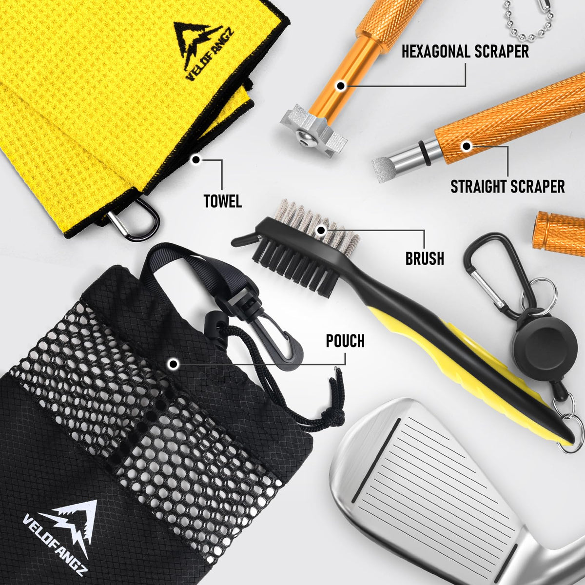 Velofangz premium gift packaging suitable for golfers.