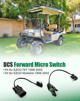 VelvetunVillay DCS-controller compatible switch packaging for EZGO Medalist compatibility.