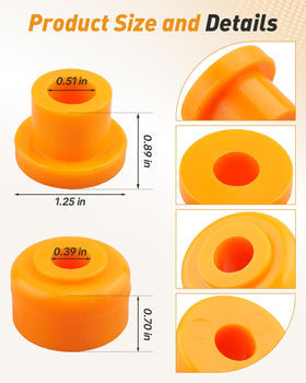 VelvetunVillay easy installation A-arm bushing kit simplifies replacement.