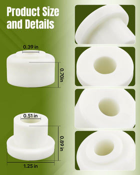 VelvetunVillay golf cart front A-arm bushing supports smoother steering.