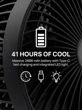 VENSWID adjustable speeds offer Natural Wind mode for personalized cooling.