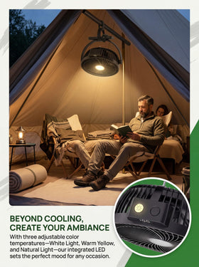 VENSWID triple-light modes brighten work areas and tents during trips.