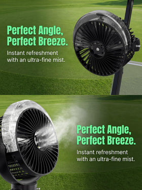 Ultra-quiet brushless motor provides strong airflow with minimal noise.
