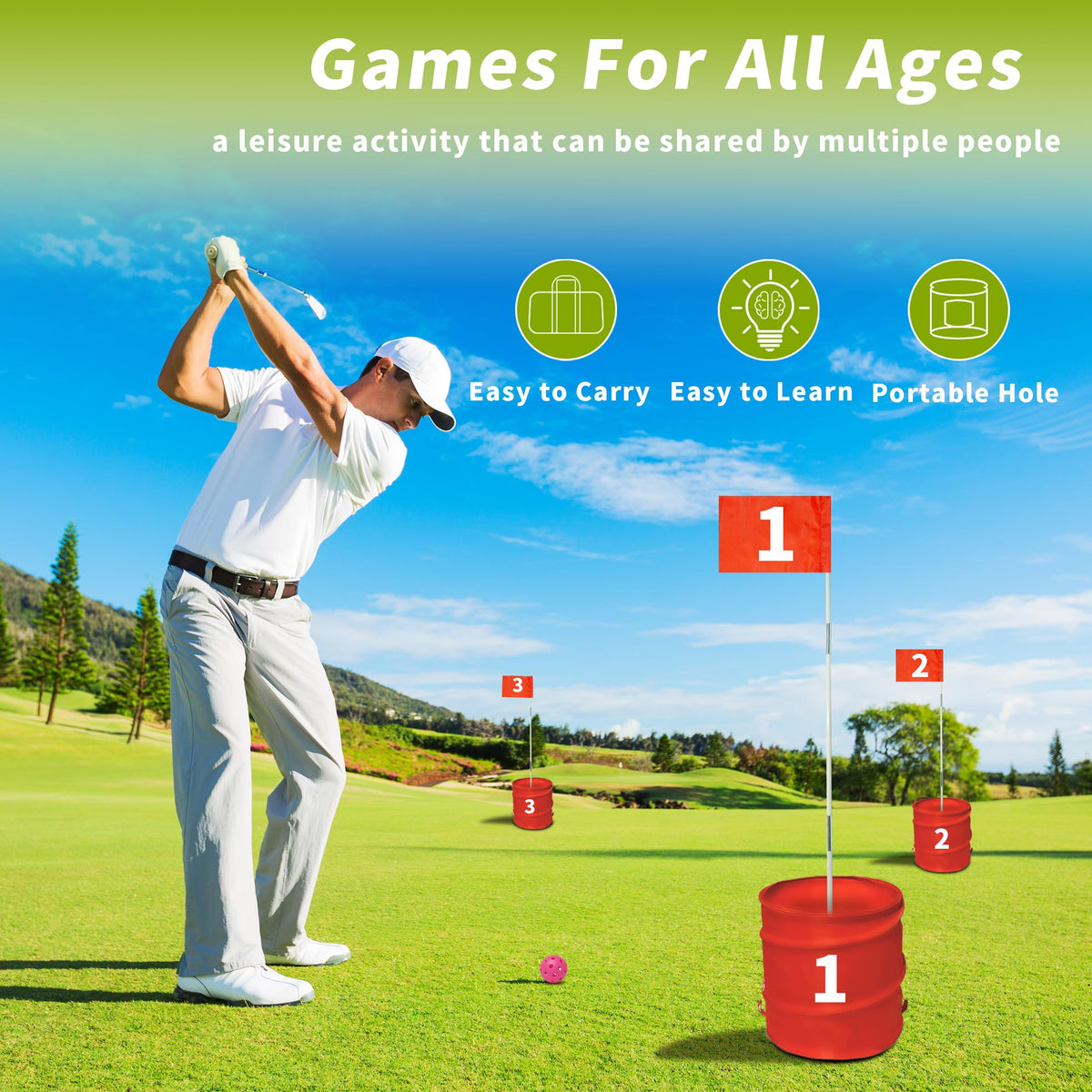 VERVYVINE flags and balls in action for engaging outdoor scoring