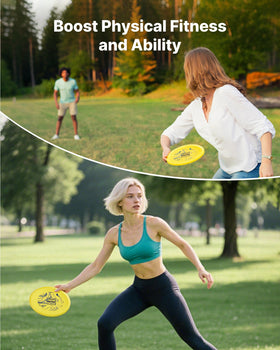 VEVOR disc golf set clear graphics help beginners learn.