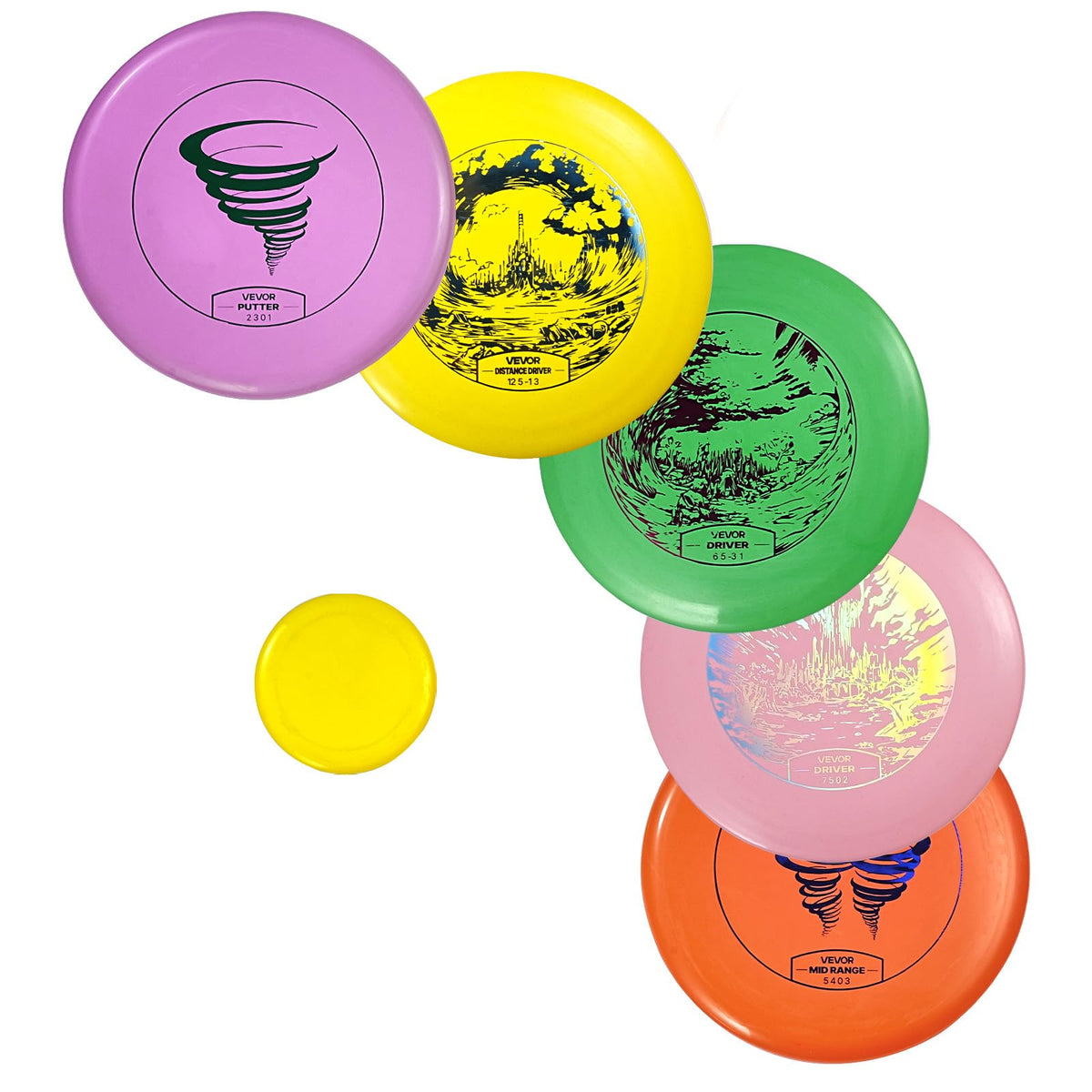 VEVOR disc golf set ready for outdoor backyard or beach practice