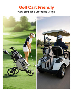 VEVOR golf bag fits standard carts for versatile use.