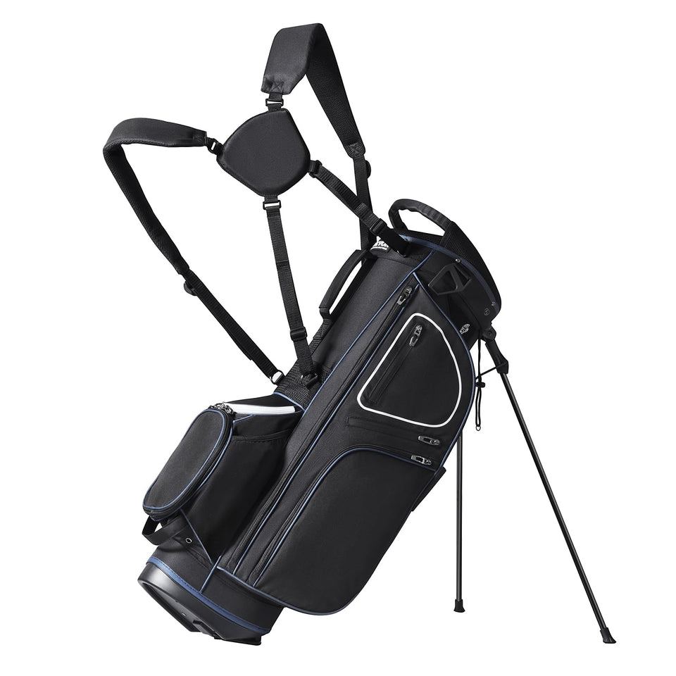 VEVOR golf cart bag with 14-way divider keeps clubs neatly organized on the course.